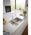 Pia de aço inoxidável K700U Grohe (31576SD1)