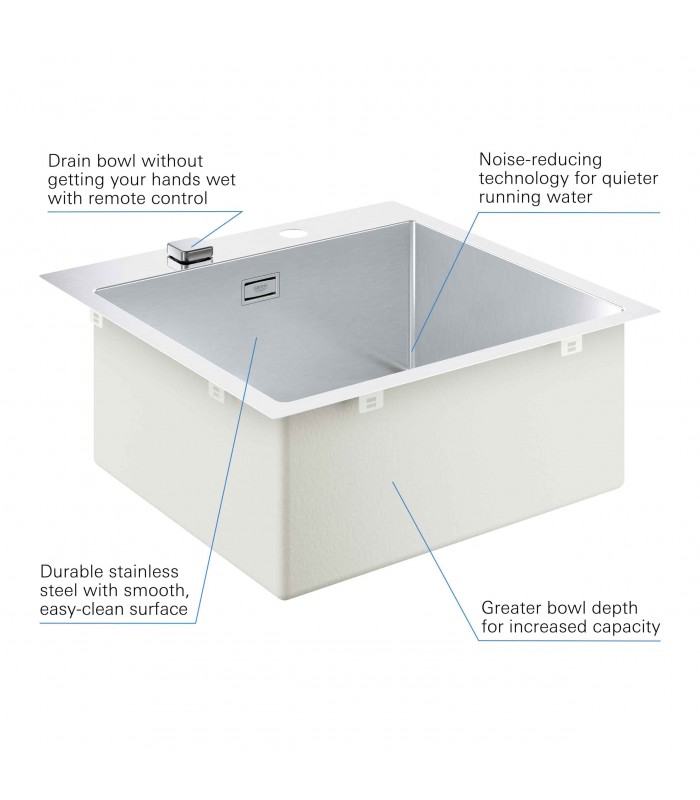 Compra online Fregadero acero inoxidable Grohe K800 (31583SD1) en oferta al mejor precio