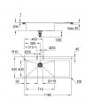 Fregadero de acero inoxidable Grohe con escurridor K1000  (31581SD1)