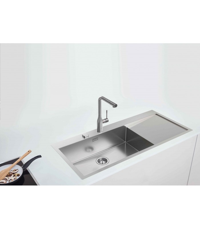 Compra online Fregadero de acero inoxidable Grohe con escurridor K1000  (31581SD1) en oferta al mejor precio