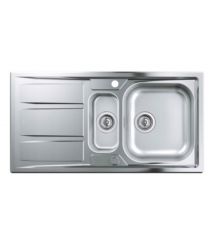 Compra online Pia de aço inoxidável Grohe com escorredor K400+ (31569SD0) en oferta al mejor precio