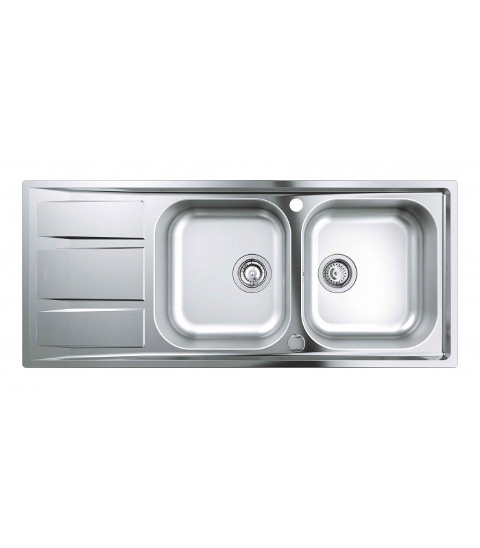 Compra online Pia de aço inoxidável Grohe com escorredor K400 (31587SD0) en oferta al mejor precio