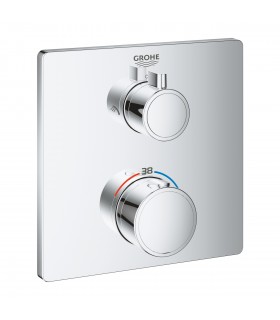 Grohe Grohtherm Termostato Square de 2 vías con Aquadimmer ducha /ducha  (24079000)