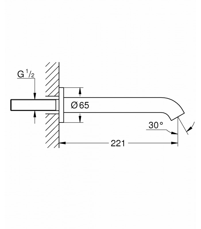 Compra online Bica de banheira Grohe Essence Supersteel (13449DC1) en oferta al mejor precio