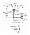 Misturador de lavatório Grohe Start Curve 1/2" tamanho S (23805000)