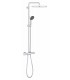 Sistema de coluna de chuveiro termostático Grohe Vitalio Start System 250 Cube 26696000