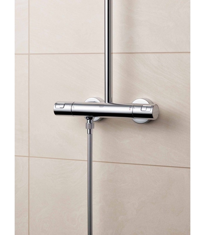 Compra online Sistema columna de ducha con termostato Grohe Vitalio Start System 250 Cube 26696000 en oferta al mejor precio