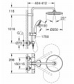 Grohe Vitalio Start System 250 Sistema de ducha con termostato (26816000)