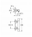 Termostato de chuveiro Grohe Precision Get 1/2" (34773000)