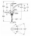 Grohe QUICKFIX Start | Grifo de fregadero 1/2" | Cromado (30530002)