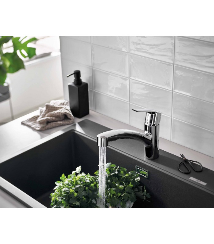 Compra online Início QUICKFIX da Grohe | Torneira de pia de 1/2" com chuveiro de mão | Cromado (30531001) en oferta al mejor precio