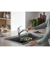 Início QUICKFIX da Grohe | Torneira de pia de 1/2" com chuveiro de mão | Cromado (30531001)