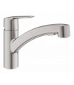 Início QUICKFIX da Grohe | Torneira de pia de 1/2" com chuveiro de mão | Supersteel (30531DC1)