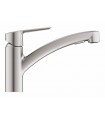 Início QUICKFIX da Grohe | Torneira de pia de 1/2" com chuveiro de mão | Supersteel (30531DC1)