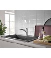 Início QUICKFIX da Grohe | Torneira de pia de 1/2" com chuveiro de mão | Supersteel (30531DC1)