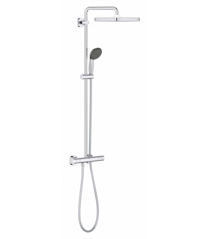 Compra online Sistema de chuveiro Grohe Vitalio Start System 250 Cube com termostato integrado (26697000) en oferta al mejor precio