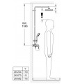 Sistema de chuveiro monocomando Grohe Tempesta Cosmopolitan 250 (26673000)