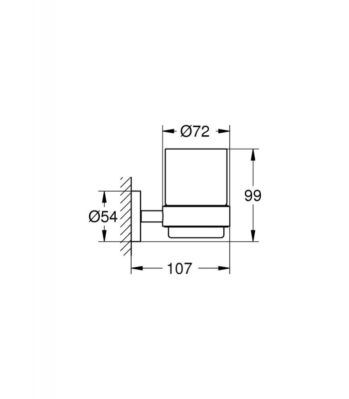 Compra online Soporte para vaso, jabonera, dispensador Grohe (40369GN1) en oferta al mejor precio
