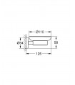 Soporte para vaso, jabonera, dispensador Grohe (40369GN1)