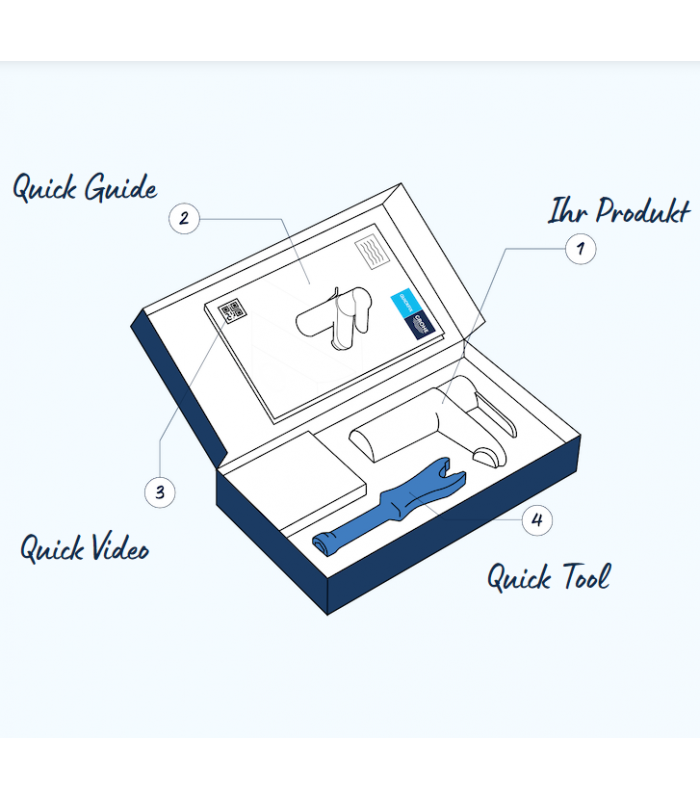 Compra online Início QUICKFIX da Grohe | Torneira de lavatório 1/2" tamanho S | Cromado (23551002) en oferta al mejor precio