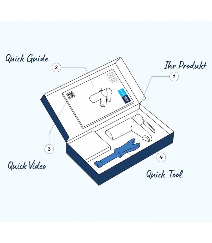 Compra online Início QUICKFIX da Grohe | Torneira de lavatório de abertura fria tamanho M 1/2" | Cromado (23552002) en oferta al mejor precio