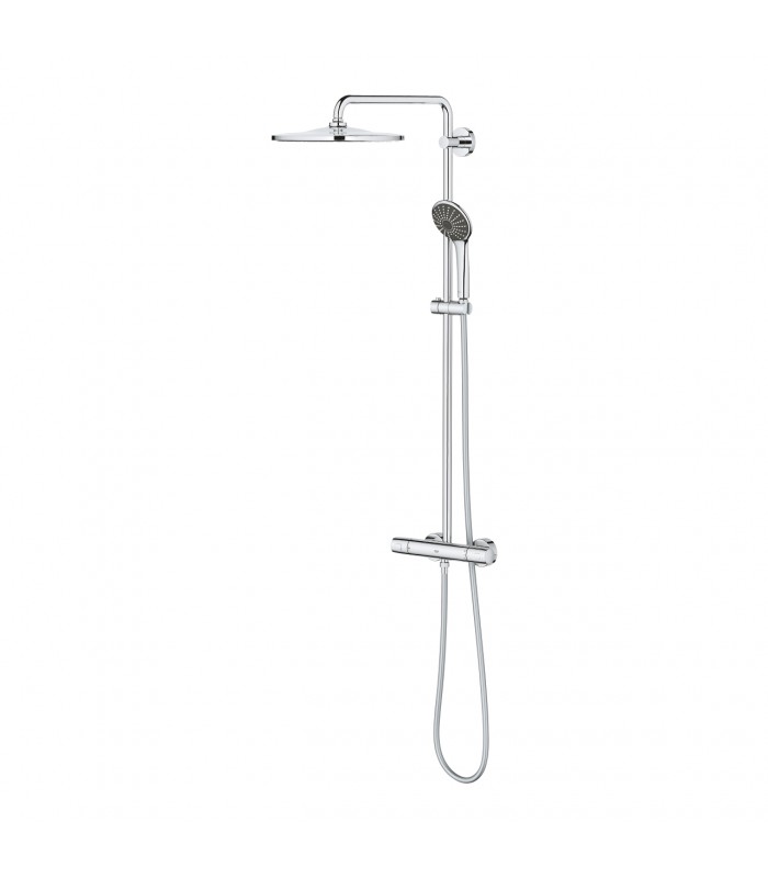 Compra online Sistema de chuveiro Grohe Vitalio Joy System 310 com termostato| 26400001 |Chuveiro de mão com 3 jatos (26698000) en oferta al mejor precio