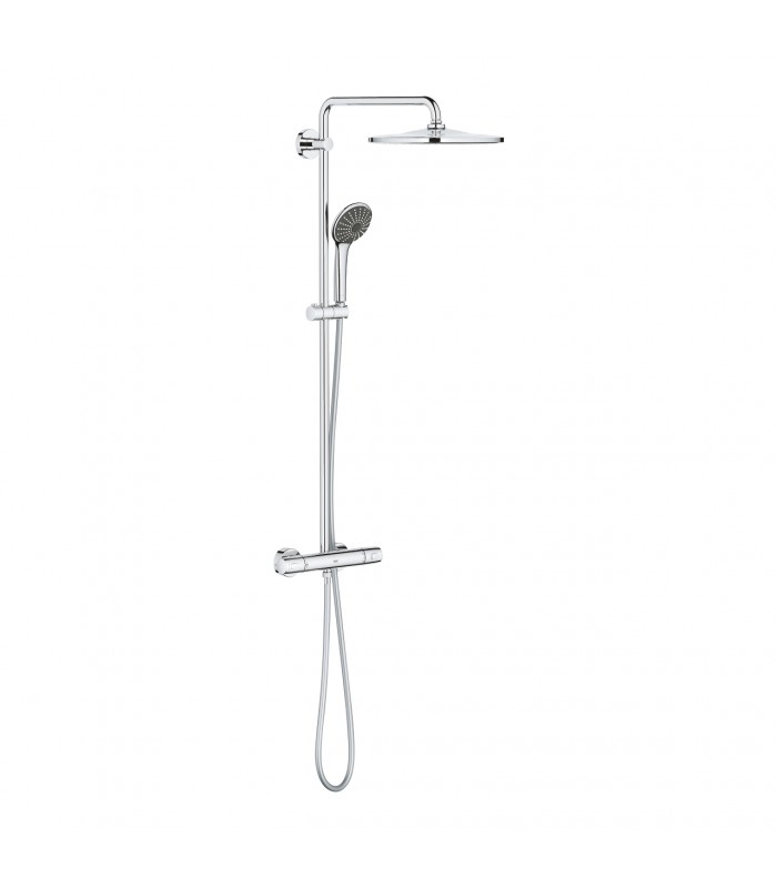 Compra online Sistema de chuveiro Grohe Vitalio Joy System 310 com termostato| 26400001 |Chuveiro de mão com 3 jatos (26698000) en oferta al mejor precio
