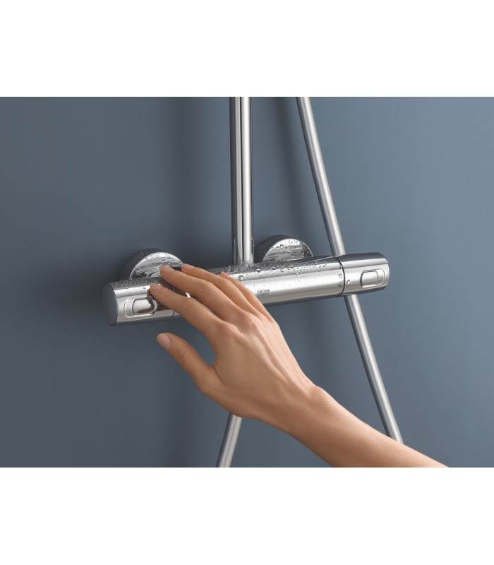 Compra online Sistema de chuveiro Grohe Vitalio Joy System 310 com termostato| 26400001 |Chuveiro de mão com 3 jatos (26698000) en oferta al mejor precio
