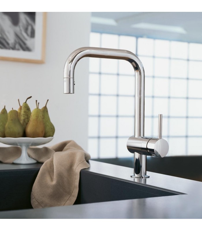 Compra online Grifo cocina con teleducha Grohe Minta (30274000) en oferta al mejor precio