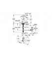 Linare monom lavabo L con vaciador Grohe (23296001)