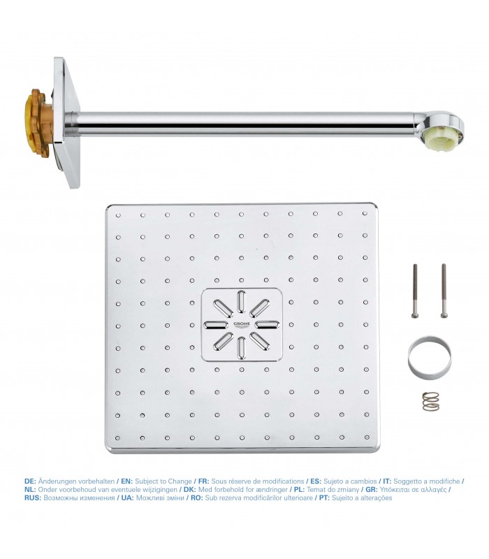 Compra online Grohe Rainshower SmartActive 310 Cube 430mm Conjunto de chuveiro de parede, 2 jatos 26479000 en oferta al mejor precio