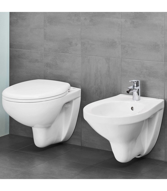 Compra online Grohe Inodoro suspendido Bau con asiento Softclose y rimless 39351000 en oferta al mejor precio