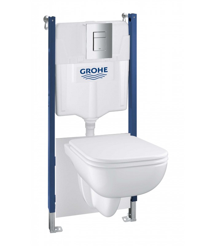 Compra online Grohe Sanitario 5 en 1 Inodoro Start Edge suspendido 6-9l 1,13m 39816000 en oferta al mejor precio