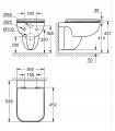 Sanita Grohe Start Edge para cisterna oculta e sem borda 39815000