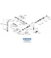 Termostato GROHE para banheira e chuveiro 1/2"
