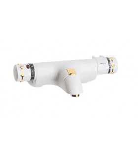 Termostato de banho e chuveiro Chiara Grohe branco e dourado