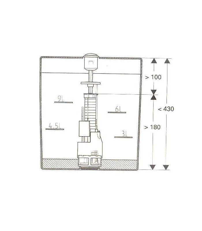 Compra online Válvula de descarga para cisterna GROHE (37694PI0) en oferta al mejor precio