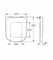 Grohe Euro tapa y asiento caída libre  (39331001)