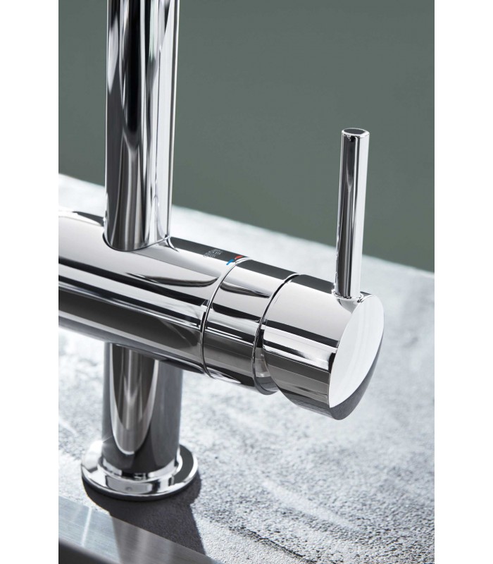 Compra online Grifo fregadero Grohe Blue sin caño extraíble Minta con filtro de carbono 30589000 en oferta al mejor precio