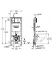 Sistema para WC GROHE Rapid SL Slim (39687000)