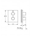 Termostato Grohtherm F com desviador de 2 vias integrado (27618000)