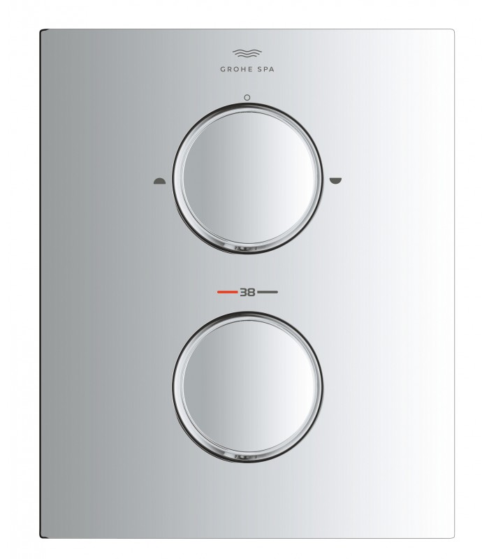 Compra online Termostato Grohtherm F com desviador de 2 vias integrado (27618000) en oferta al mejor precio