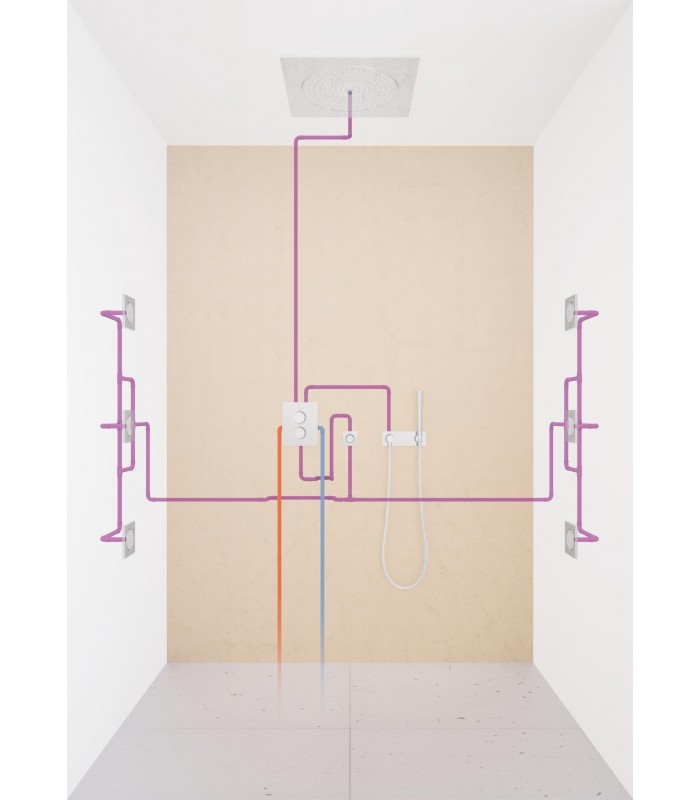 Compra online Termostato Grohtherm F com desviador de 2 vias integrado (27618000) en oferta al mejor precio