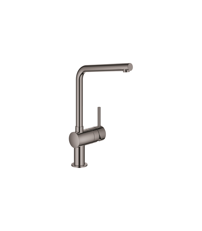 Compra online Torneira misturadora de cozinha Grohe Minta monocomando para pia Grafite brilhante (31375A00) en oferta al mejor precio