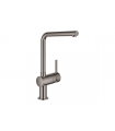 Torneira misturadora de cozinha Grohe Minta monocomando para pia Grafite brilhante (31375A00)