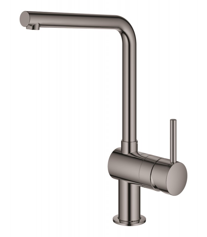 Compra online Grifo de cocina Grohe Minta monomando fregadero Grafito brillo (31375A00) en oferta al mejor precio