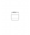 Mousseur arejador cromado cor M 22 x 1 (13928000)