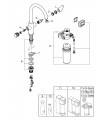 Grifo fregadero GROHE Blue Pure StartCurve (30593000)