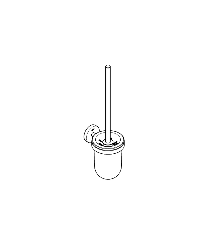 Compra online Grohe Essentials Suporte de escova de vaso sanitário de parede dourado escovado (40374GN1) en oferta al mejor precio