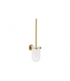 Grohe Essentials Suporte de escova de vaso sanitário de parede dourado escovado (40374GN1)